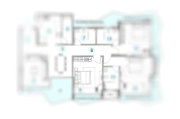 Raymond Viman Nagar Project 2BHK Plan