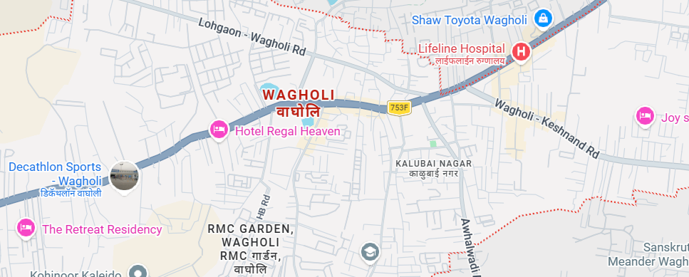 Raymond Wagholi Project Location